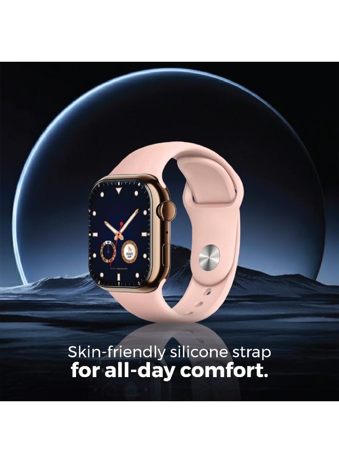 Trands SW50 Smart Watch for iOS & Android, 1.75-Inch TFT Touch Screen, Bluetooth Calling, IP68 Waterproof, Fitness Tracker with Heart Rate & Sleep Monitor, Pink - Image 4